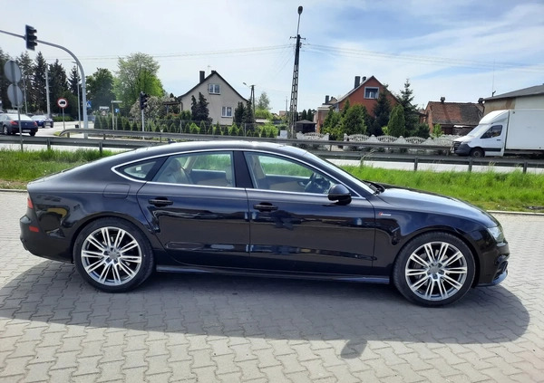 Audi A7 cena 69900 przebieg: 207030, rok produkcji 2013 z Krzanowice małe 781